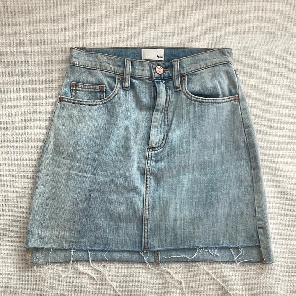 Aritzia Wilfred Free Denim Skirt